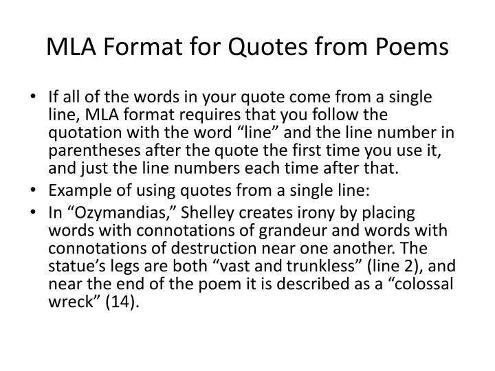 quoting poems essays mla quoting poems essays mla