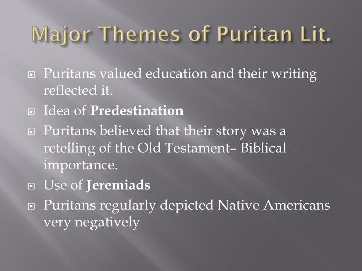 Themes In Puritan Literature | ppt puritan literature powerpoint presentation id 2287688 Themes In Puritan Literature | ppt puritan literature powerpoint presentation id 2287688