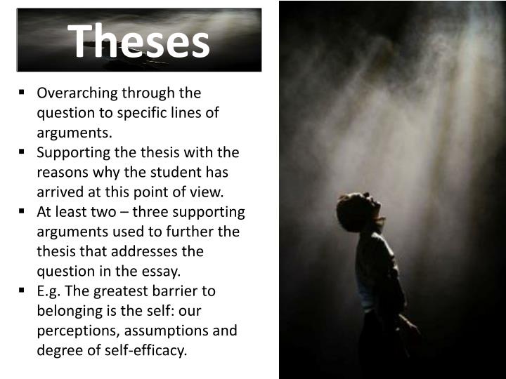 belonging thesis belonging thesis