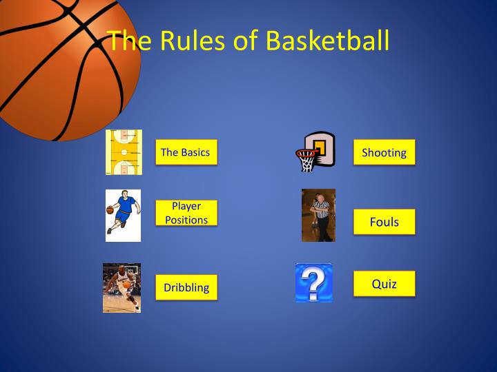 what are the 5 basic rules of basketball