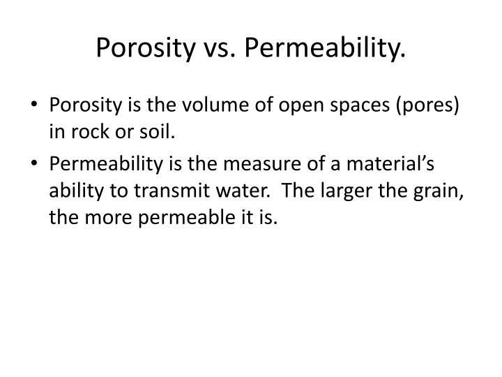 PPT - Groundwater Notes PowerPoint Presentation - ID:2343003