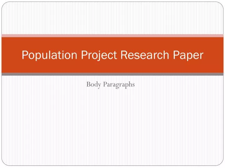 body paper research paper body paper research paper