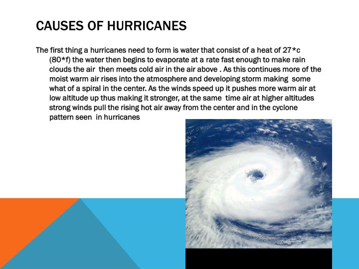 Causes of Hurricanes