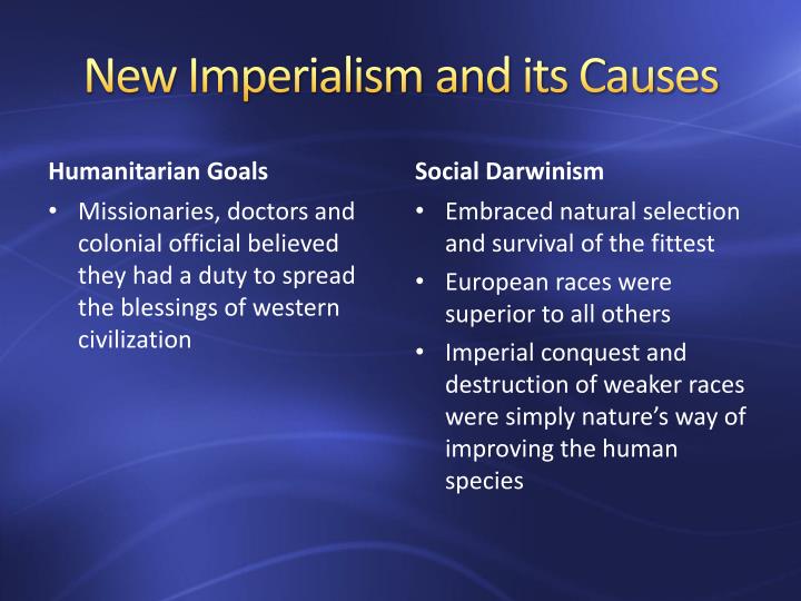 causes of new imperialism What were the causes of imperialism an introduction to essay writing student presentations based on culpin and henig 'origins, motives and explanations of imperialism. causes of new imperialism What were the causes of imperialism an introduction to essay writing student presentations based on culpin and henig 'origins, motives and explanations of imperialism.