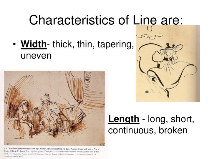 Characteristics Of Line In Art : Ppt elements and principles of design powerpoint