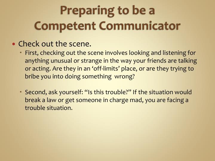 competent communicator competent communicator