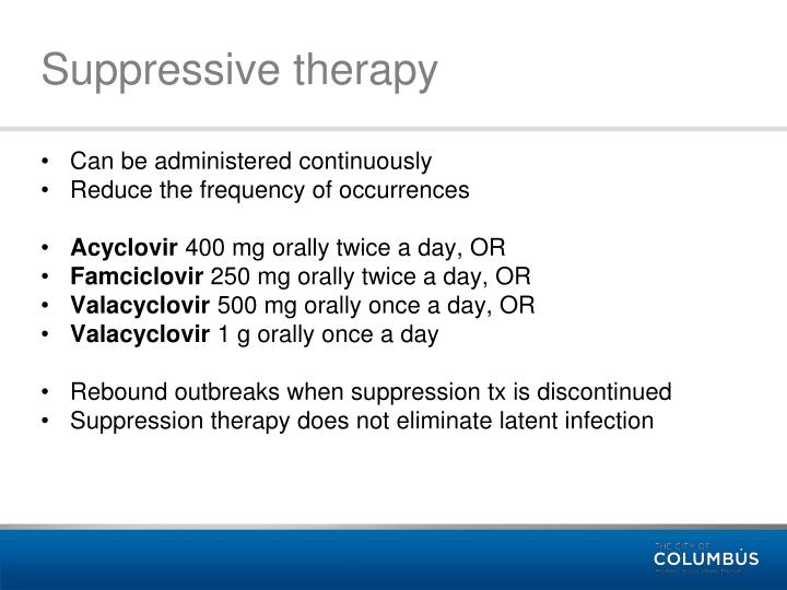 how does valtrex suppressive therapy work