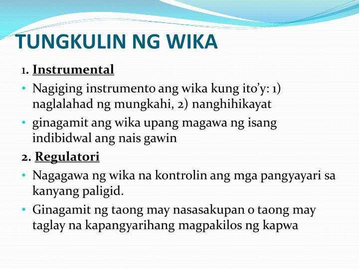 Ang Gamit O Tungkuling Ginagampanan Ng Wika Sa Lipunan Ay Mobile Legends