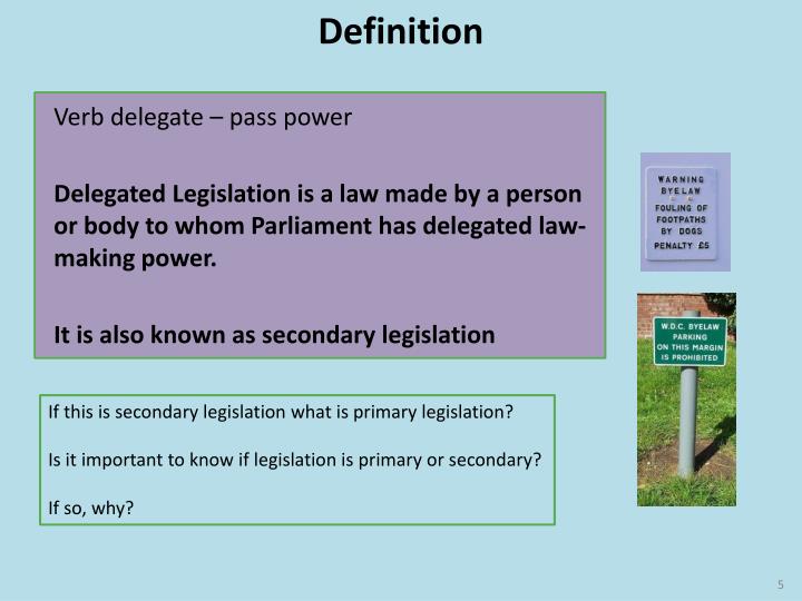 PPT Delegated Legislation PowerPoint Presentation ID2364947