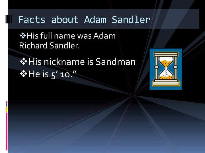 PPT Adam Sandler PowerPoint Presentation ID2374345