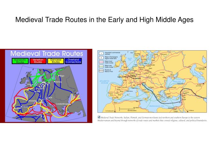 Trading system in middle ages