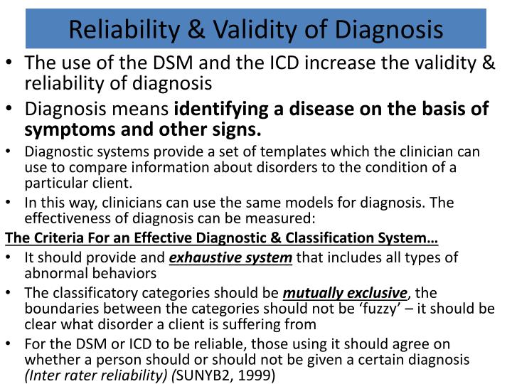 Reliability and validity in research ppt