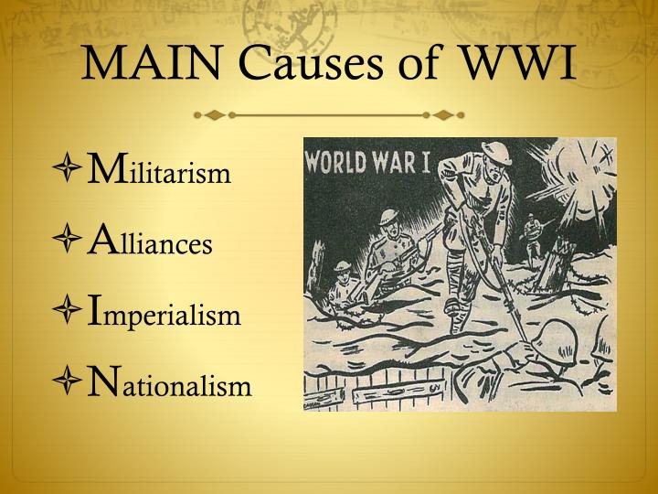 Nationalism Was The Cause Of World War One