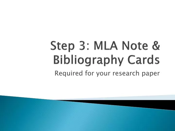 Notecard For Research Paper