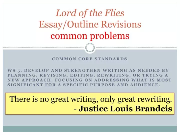 the lord of the flies movie/ book essays the lord of the flies movie/ book essays
