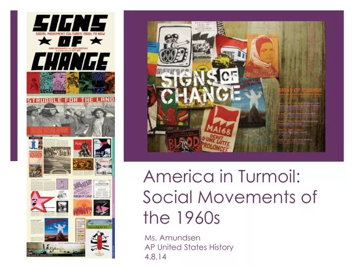 social changes in the 1960s By: samantha mainman social movements: why the counter culture movement was crucial in the formation of the american identity during the 1960s during the 1960s, america was going through many changes and social movements. social changes in the 1960s By: samantha mainman social movements: why the counter culture movement was crucial in the formation of the american identity during the 1960s during the 1960s, america was going through many changes and social movements.