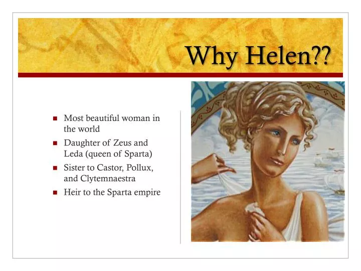 Encomium helen essay