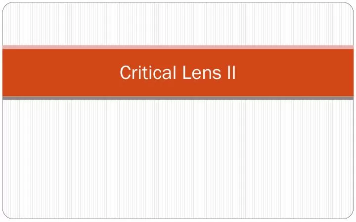 critical lens Introduction more often, students have faced the challenge of effectively coming up with a critical lens essay it is very common for high school and even college students to be called upon to come up with an essay. critical lens Introduction more often, students have faced the challenge of effectively coming up with a critical lens essay it is very common for high school and even college students to be called upon to come up with an essay.