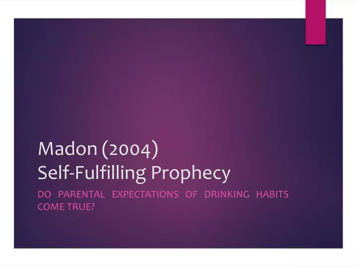 an essay on self fulfilling prophecy an essay on self fulfilling prophecy