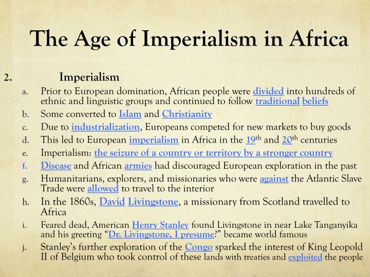 age of imperialism