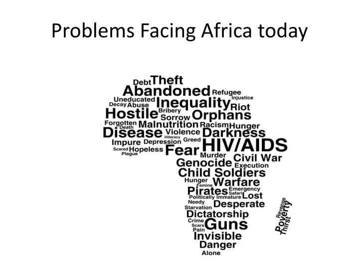 The problems facing africa essay