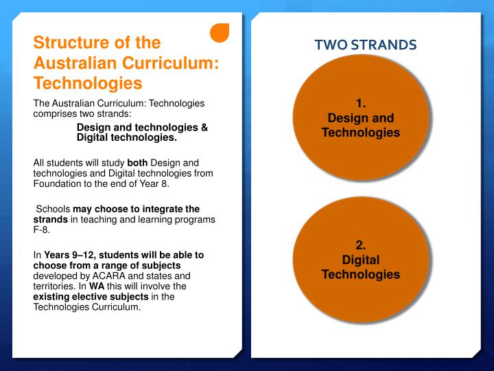 Structure and Development of the Australian Curriculum