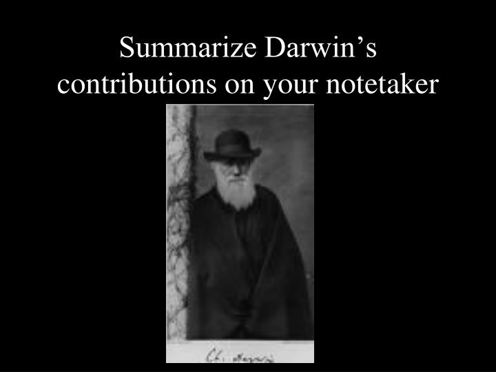darwins contribution to science Charles darwin: charles darwin science was then considered dehumanizing in english public schools, publish your contribution by keeping a few points in mind. darwins contribution to science Charles darwin: charles darwin science was then considered dehumanizing in english public schools, publish your contribution by keeping a few points in mind.