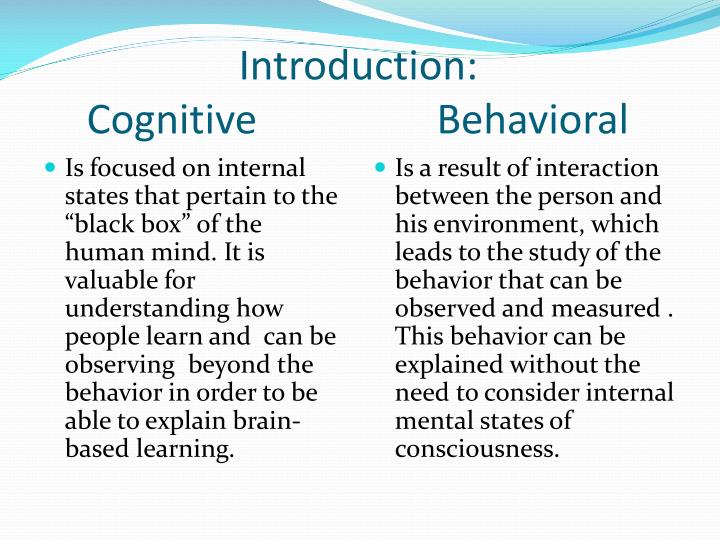 learning theories based on behavioral perspectives Behaviorism is a view in which behavior can be explained by external factors connectivism is a relatively new learning theory, developed and based upon the . learning theories based on behavioral perspectives Behaviorism is a view in which behavior can be explained by external factors connectivism is a relatively new learning theory, developed and based upon the .