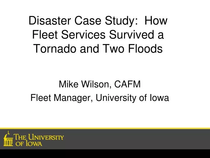disaster case study disaster case study