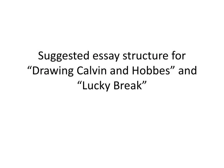 essay lucky person Lucky literary elements these notes were contributed by members of the gradesaver community we are thankful of their contributions and encourage you to make your. essay lucky person Lucky literary elements these notes were contributed by members of the gradesaver community we are thankful of their contributions and encourage you to make your.