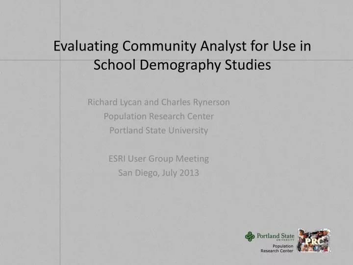 an analysis of community in schools an analysis of community in schools