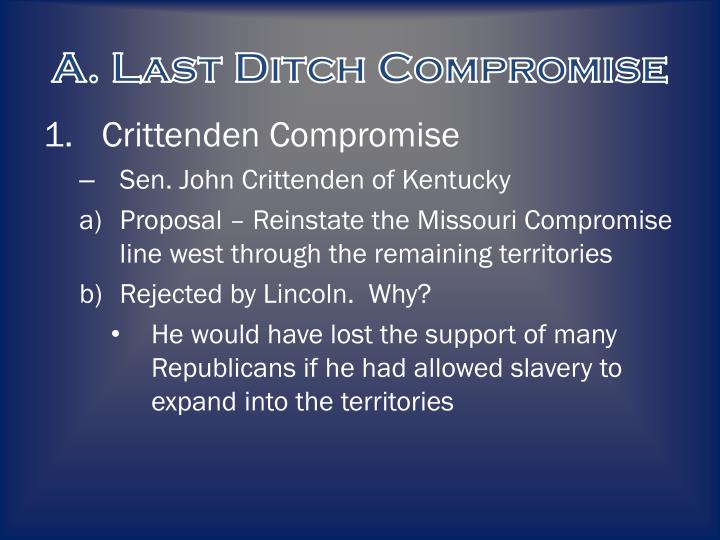 The crittenden compromise   everything2.com