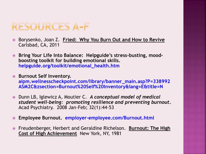 causes and prevention of burnout November 1989, vol 50, no 5 aorn journal burnout symptoms, causes, prevention vicki a moss, rn it’s 530 am the alarm has been buzzing for several minutes, but you pull the covers over your head to drown out the sound after eight hours of sleep you still feel exhausted and unable to face another day in the or. causes and prevention of burnout November 1989, vol 50, no 5 aorn journal burnout symptoms, causes, prevention vicki a moss, rn it’s 530 am the alarm has been buzzing for several minutes, but you pull the covers over your head to drown out the sound after eight hours of sleep you still feel exhausted and unable to face another day in the or.