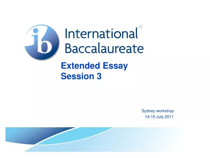 ib extended essay