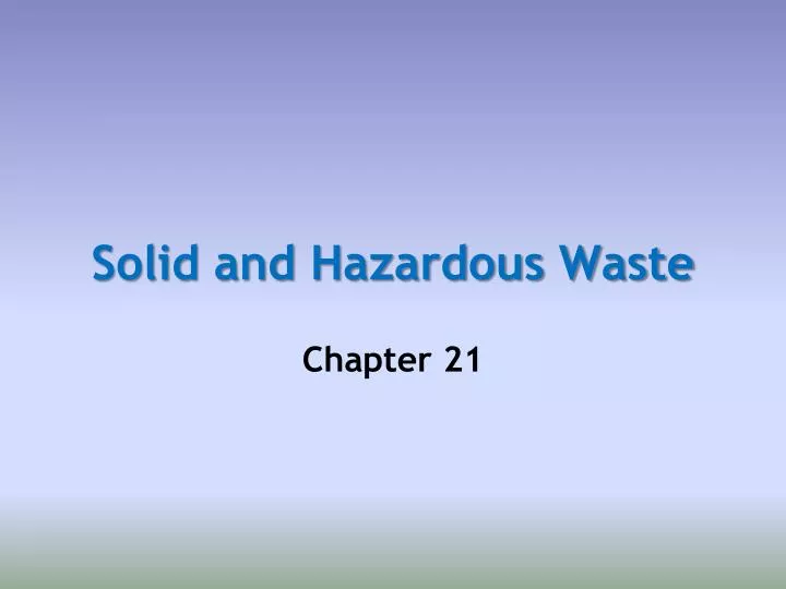 solid and hazardous waste essay solid and hazardous waste essay