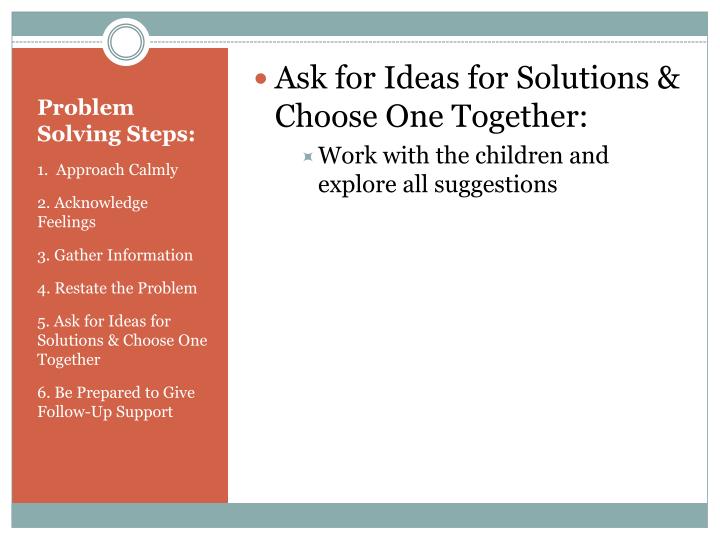 7 Steps To Problem Solving