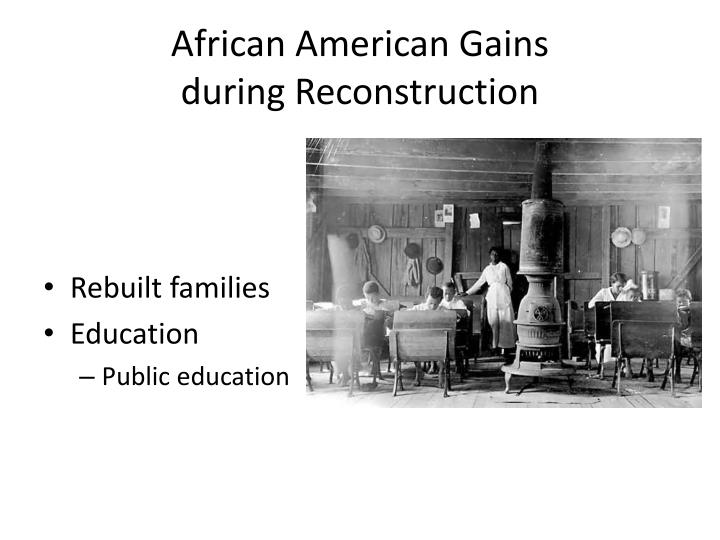 african americans and southern racism during reconstruction essay Was also a death sentence for the hopes of southern blacks that had been made for black people during the reconstruction period to effect a change in the growing attitude of political discrimination. african americans and southern racism during reconstruction essay Was also a death sentence for the hopes of southern blacks that had been made for black people during the reconstruction period to effect a change in the growing attitude of political discrimination.