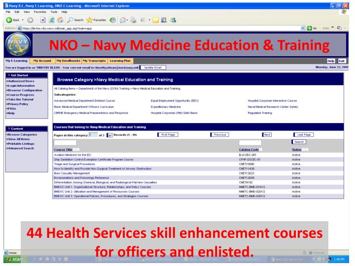 ppt overview of navy medicine readiness training nko certificate
