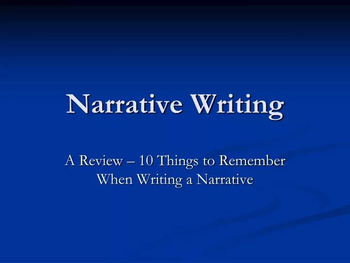 powerpoint presentation writing narrative essay powerpoint presentation writing narrative essay