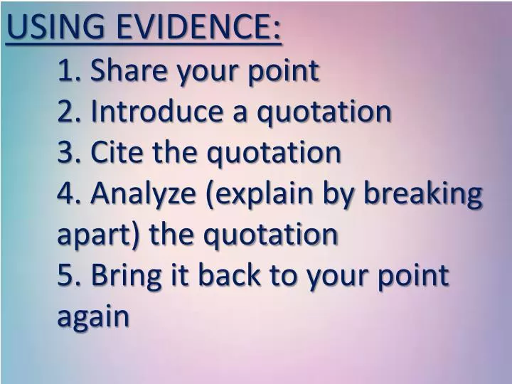 using a quote in the introduction of an essay Hey katiesaliba, quoting is allowed in the introduction, however i suggest you do not position it at the start of the intro or at the end of the intro (ie put in the middle) by placing it in the middle, you can explain its relevance to the prompt the most important thing is not to use a very cliche quotes though most of them are find. using a quote in the introduction of an essay Hey katiesaliba, quoting is allowed in the introduction, however i suggest you do not position it at the start of the intro or at the end of the intro (ie put in the middle) by placing it in the middle, you can explain its relevance to the prompt the most important thing is not to use a very cliche quotes though most of them are find.