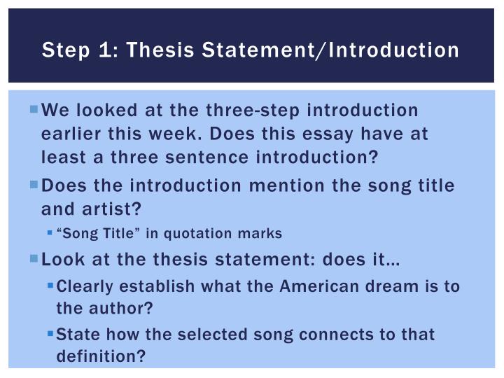 American Dream Essay Thesis Format Essay On Library In English Supply Chain Management Essay American Dream Essay Thesis Format Best College Essays Examples also Persuasive Essay On Going To College