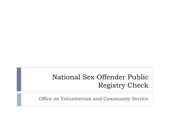 List registered sex offenders ct