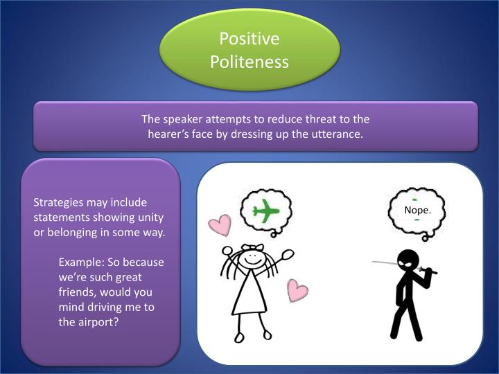 positive politeness positive politeness