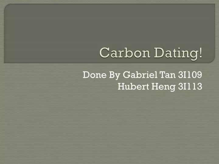carbon dating doesnt work