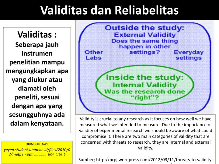 validity of research External validity in quantitative research, the concept of external validity is important because we want to be able to say that the conclusions we. validity of research External validity in quantitative research, the concept of external validity is important because we want to be able to say that the conclusions we.
