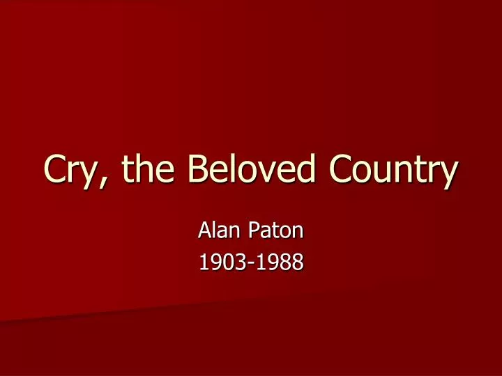 fear in cry the beloved country essay fear in cry the beloved country essay