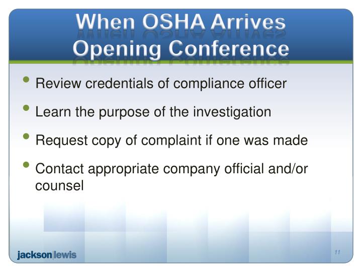 PPT The Dos & Don’ts of an OSHA Inspection PowerPoint Presentation
