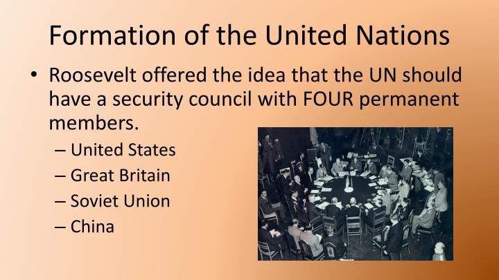 formation of the united nations The united nations' system is comprised of the un itself and more than 30 affiliated organizations — known as programs, funds, and specialized agencies — with their own membership, leadership, and budget processes. formation of the united nations The united nations' system is comprised of the un itself and more than 30 affiliated organizations — known as programs, funds, and specialized agencies — with their own membership, leadership, and budget processes.