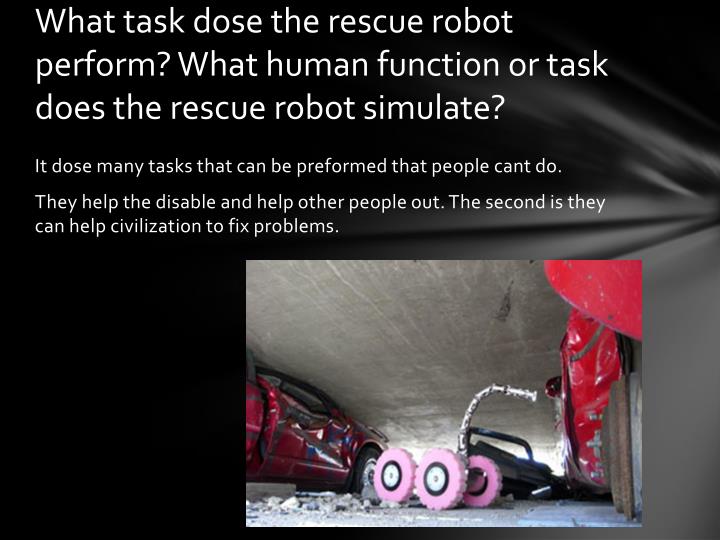 PPT Rescue robots PowerPoint Presentation ID2631178