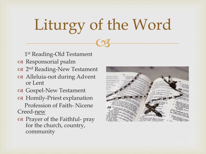 PPT Order of the Catholic Mass PowerPoint Presentation ID2634205